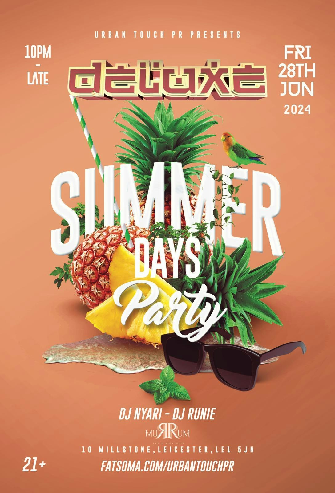 Summer Days Party Deluxe associated with Urban Touch Events