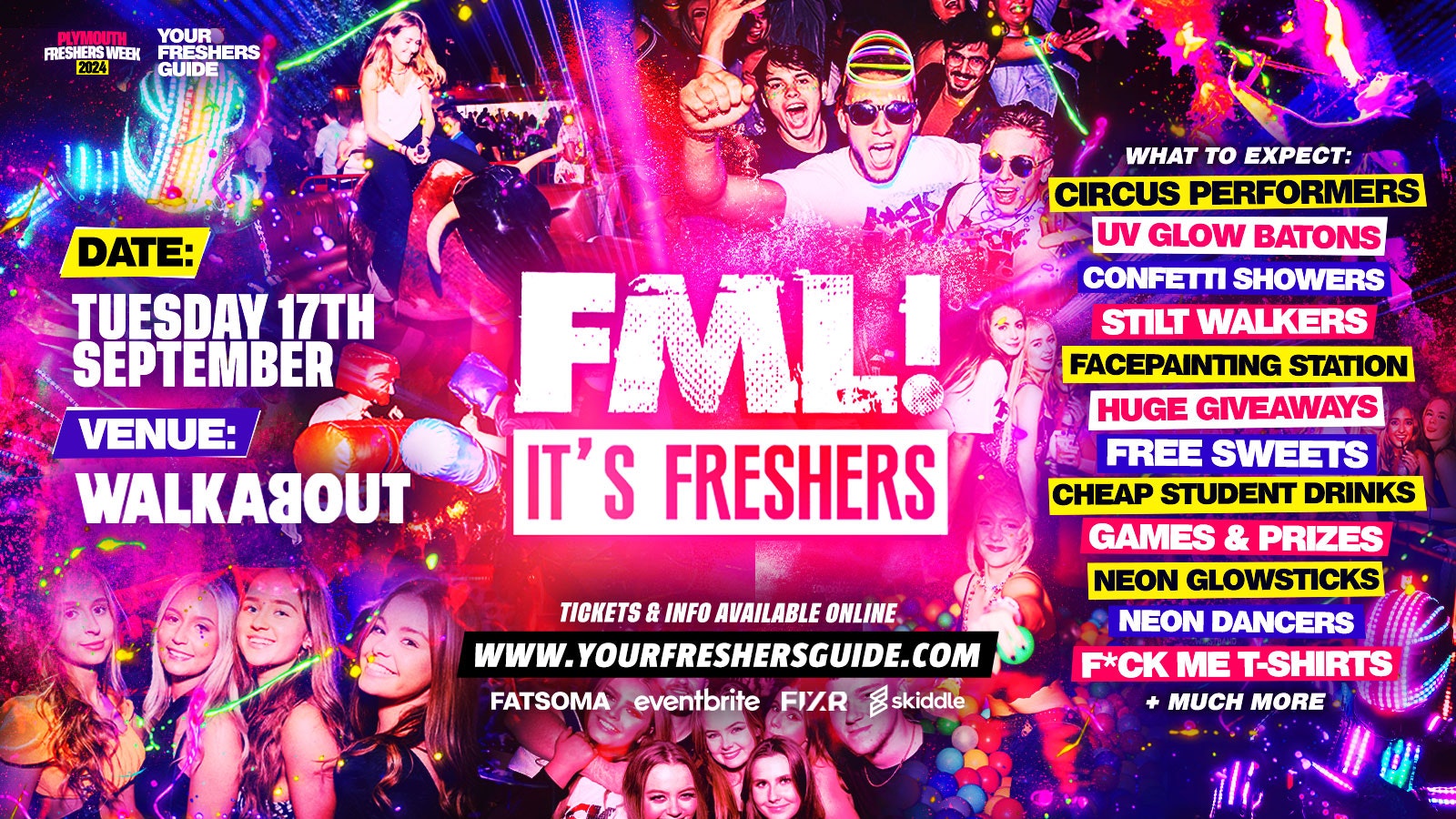 FML It’s Freshers – Plymouth Freshers 2024