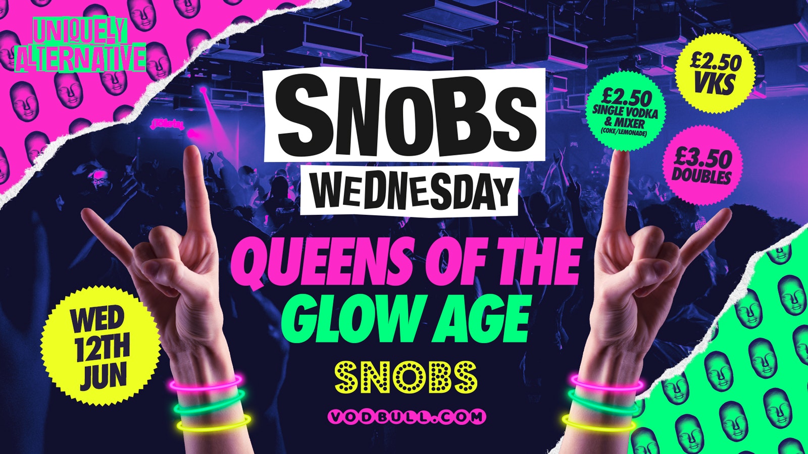 Snobs Wednesday 💥 [TONIGHT] ✨👑 QUEENS OF THE GLOW AGE!! 👑✨ 12/06