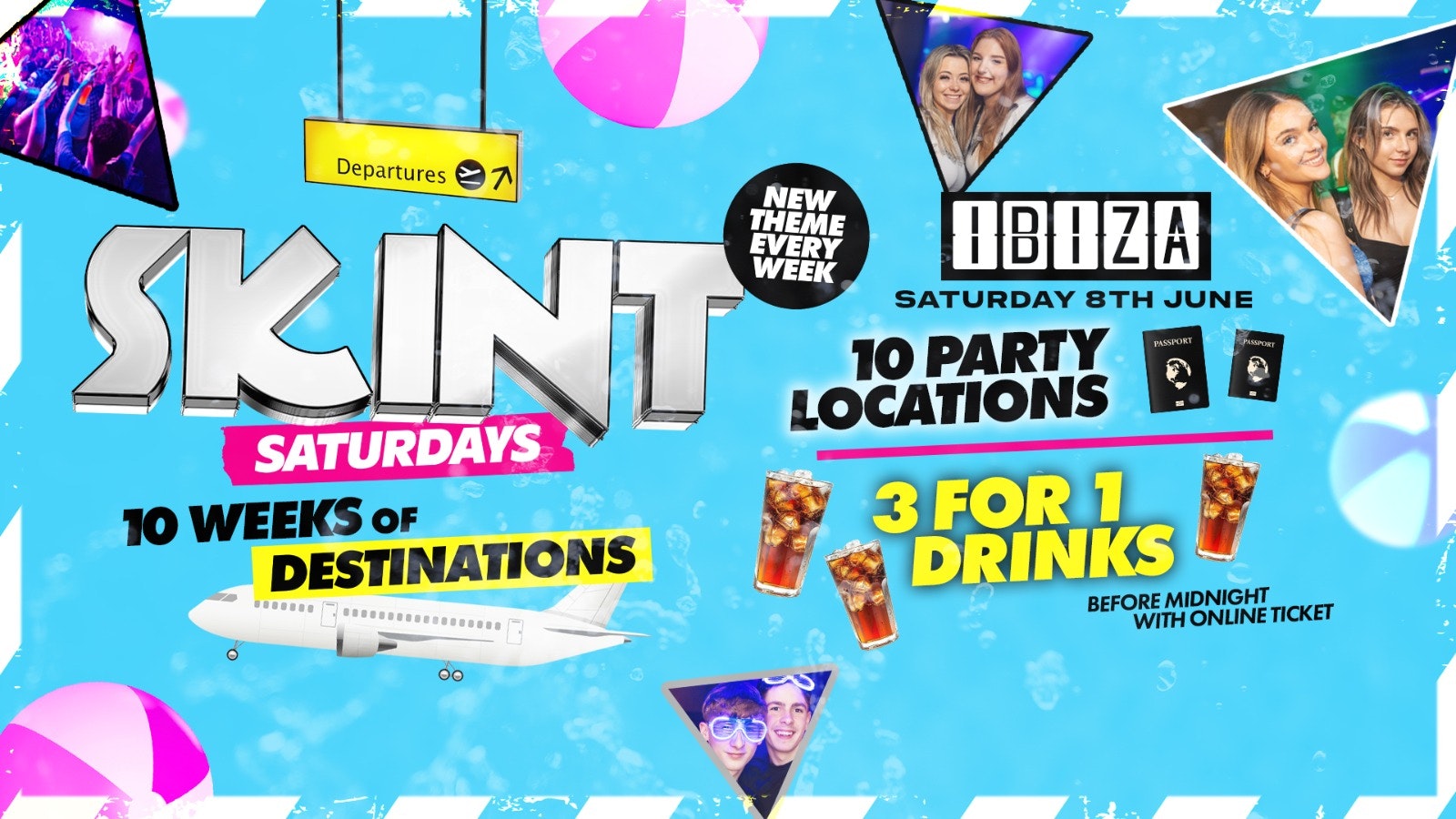 Destination SKINT! Saturdays // 341 Drinks B4 12