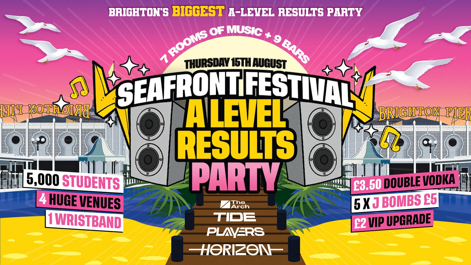 BRIGHTON A – LEVEL RESULTS SEAFRONT FESTIVAL 2024
