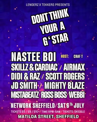 Lengerz X Tekkers Presents Don’t Think You’re a G Star