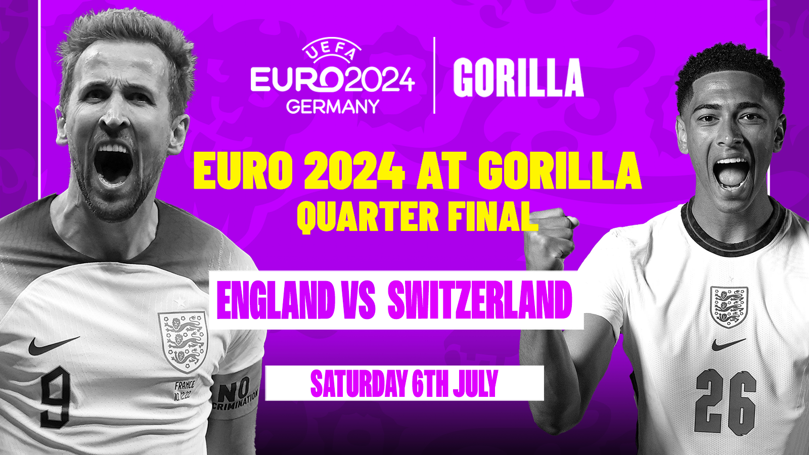 England Vs Switzerland | Euro 2024 Quarter Final | Gorilla