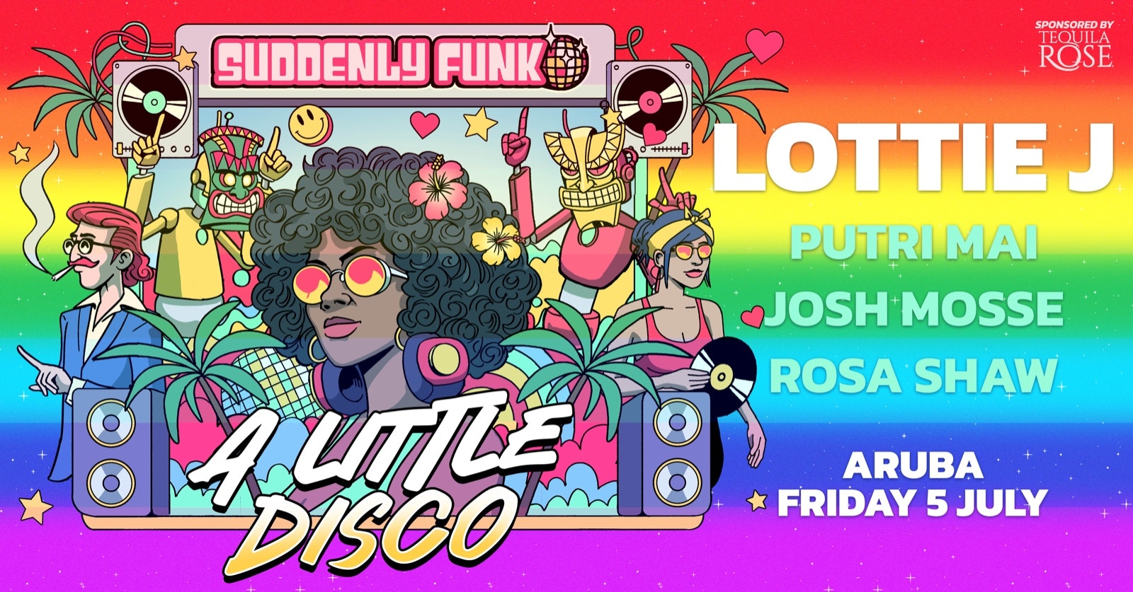 Suddenly Funk presents ‘A Little Disco’ w/ Lottie J @ Aruba