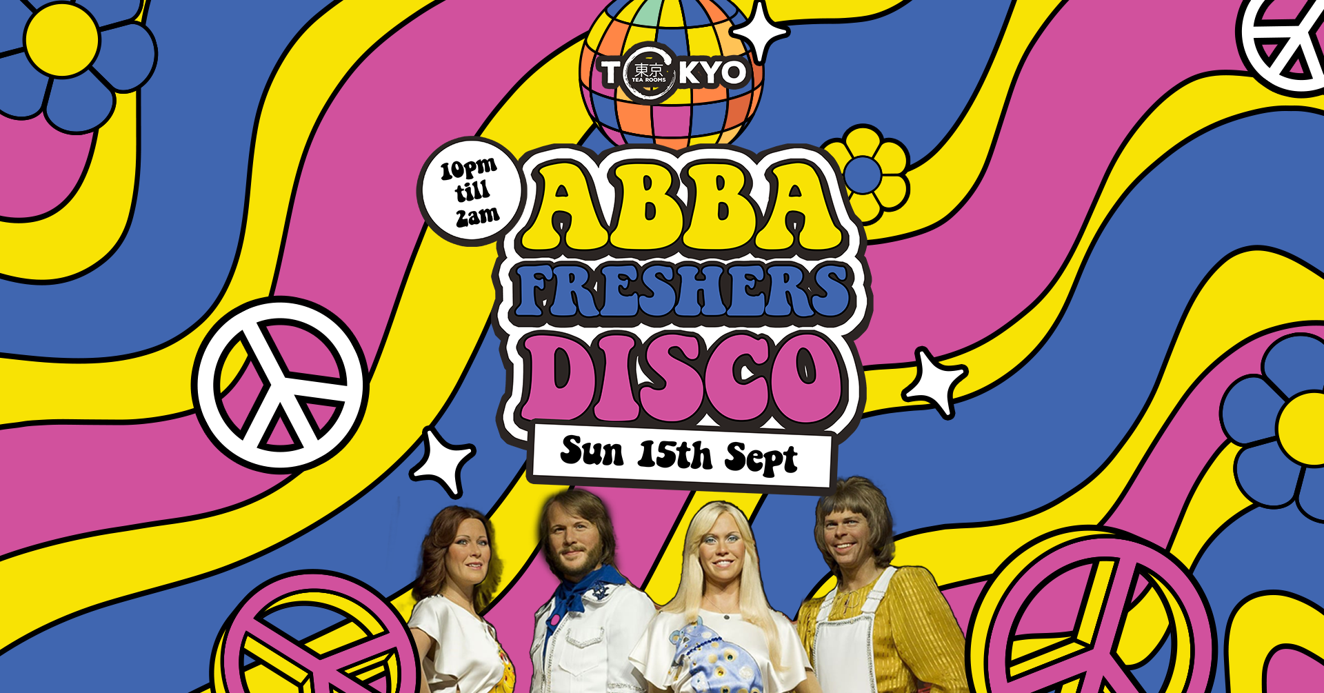 ABBA FRESHERS DISCO | Canterbury *LAST 18 ONLINE TICKETS*