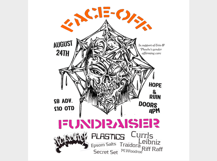 FACE OFF Fundraiser – No Relief, Plastics, Currls + more