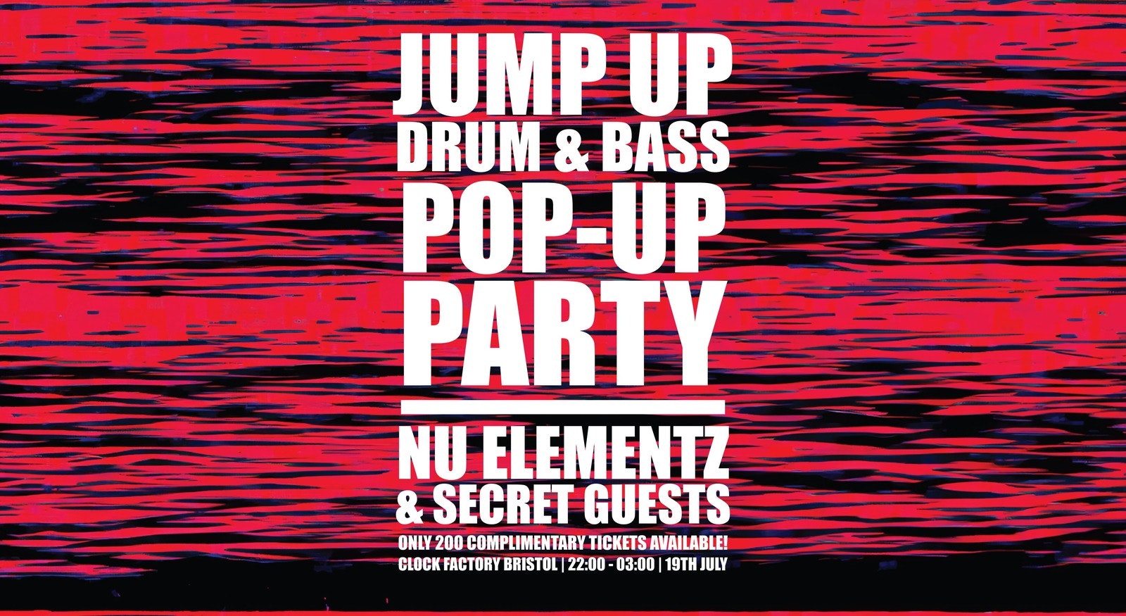 Jump Up DNB Pop-Up Party [Bristol] Nu Elementz + Guests