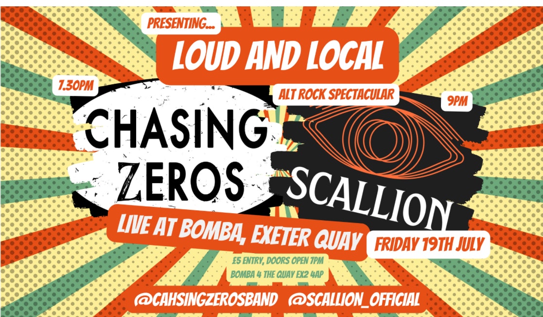 Scallion & Chasing zeros Exeter live music