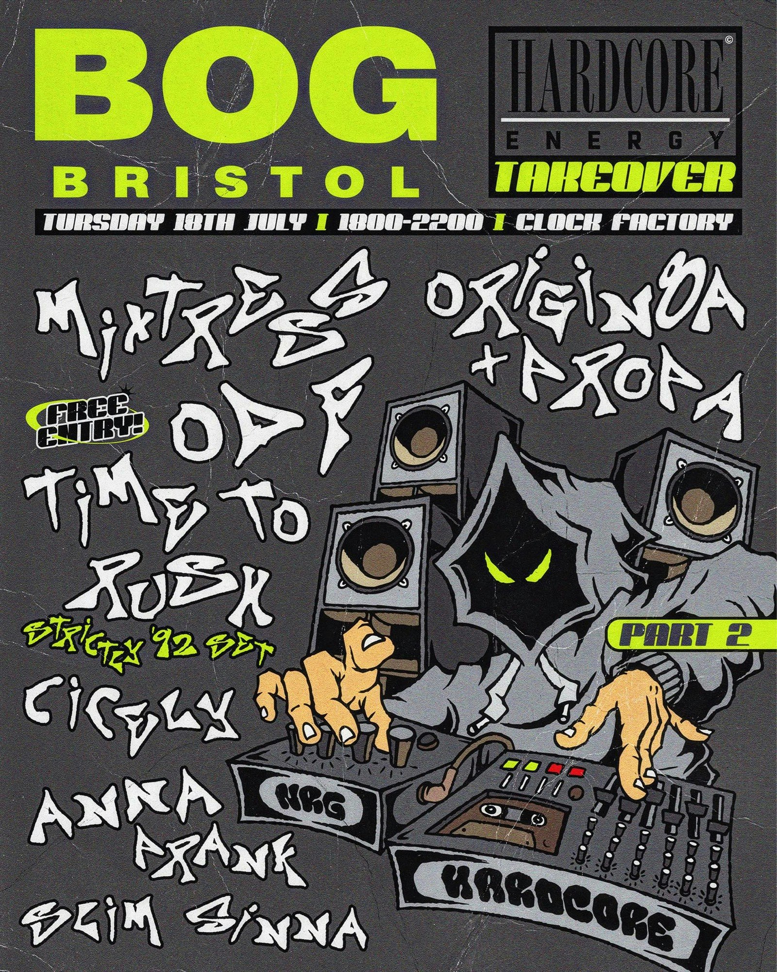BOG x Hardcore Energy