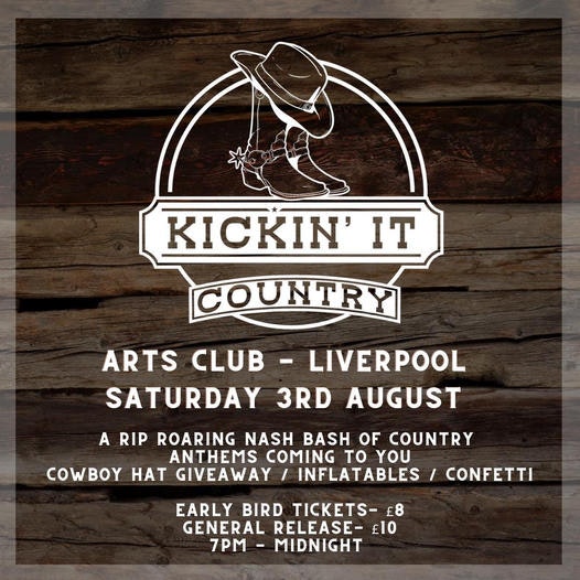 **POSTPONED** Kickin’ it Country – Liverpool Launch