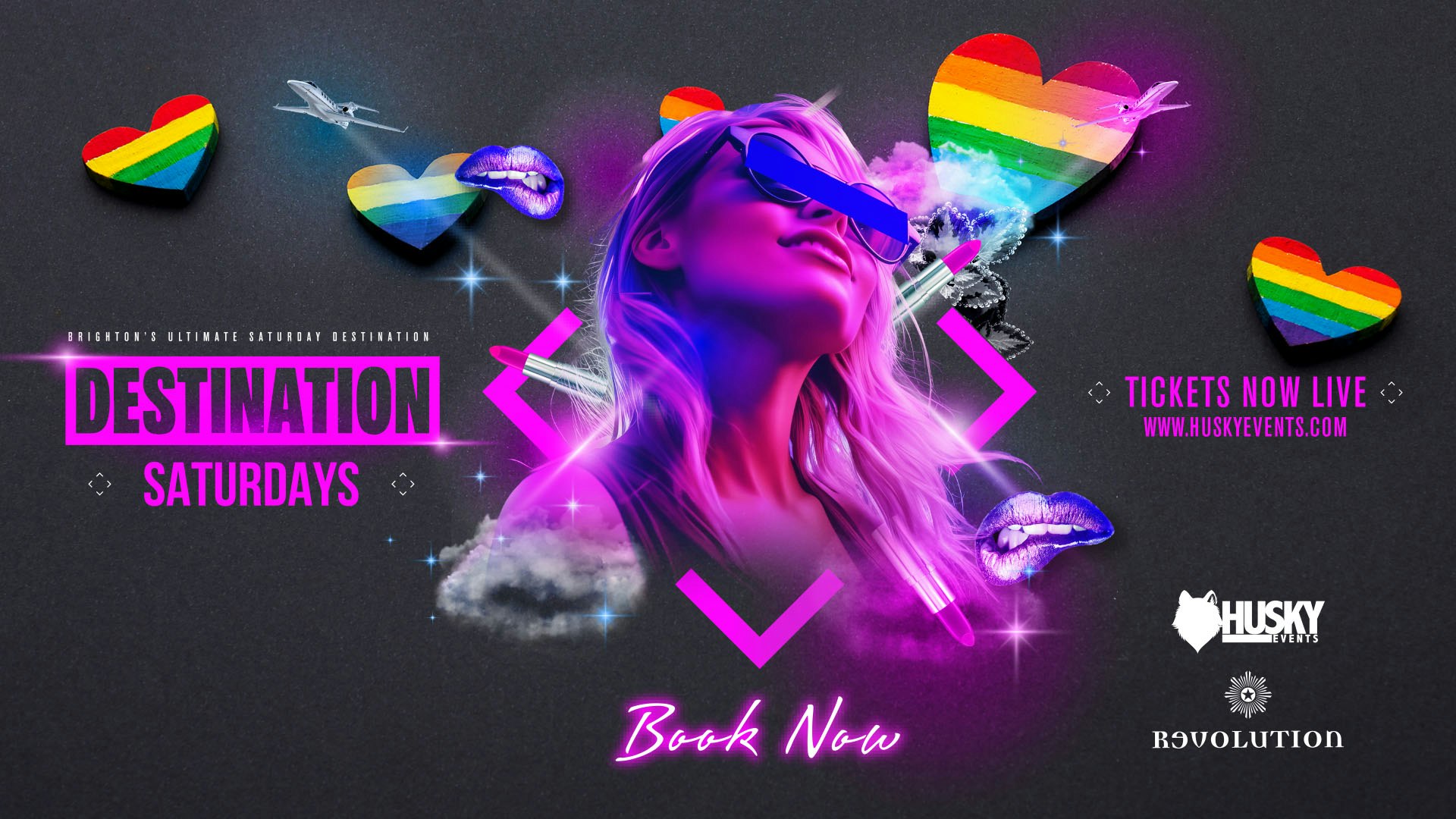 Destination PRIDE x Revolution Brighton ➤ Love Is Love Special ➤ 03.08.24