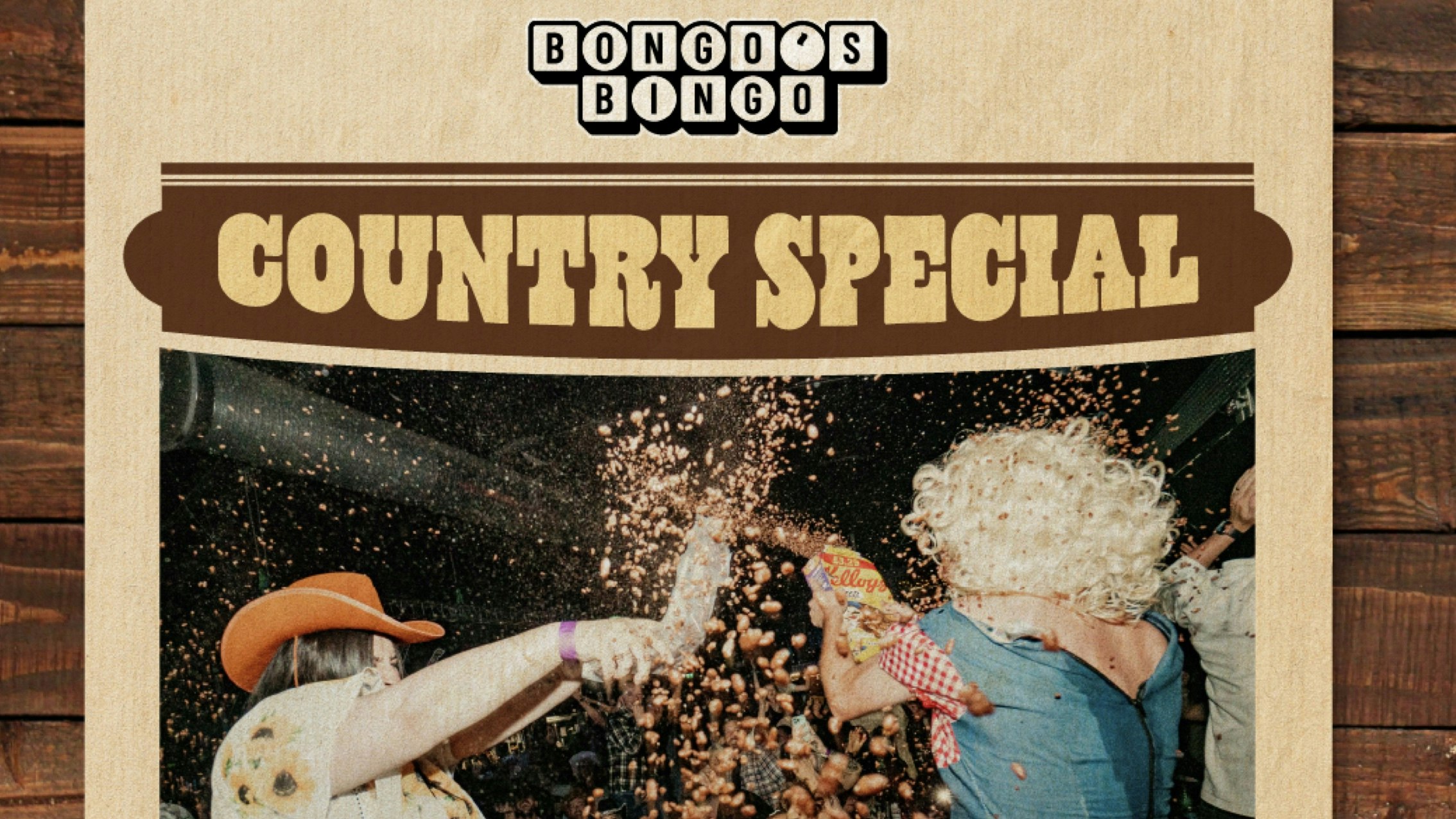 🚨 LAST FEW TICKETS! 🤠 BONGO’S BINGO COUNTRY SPECIAL