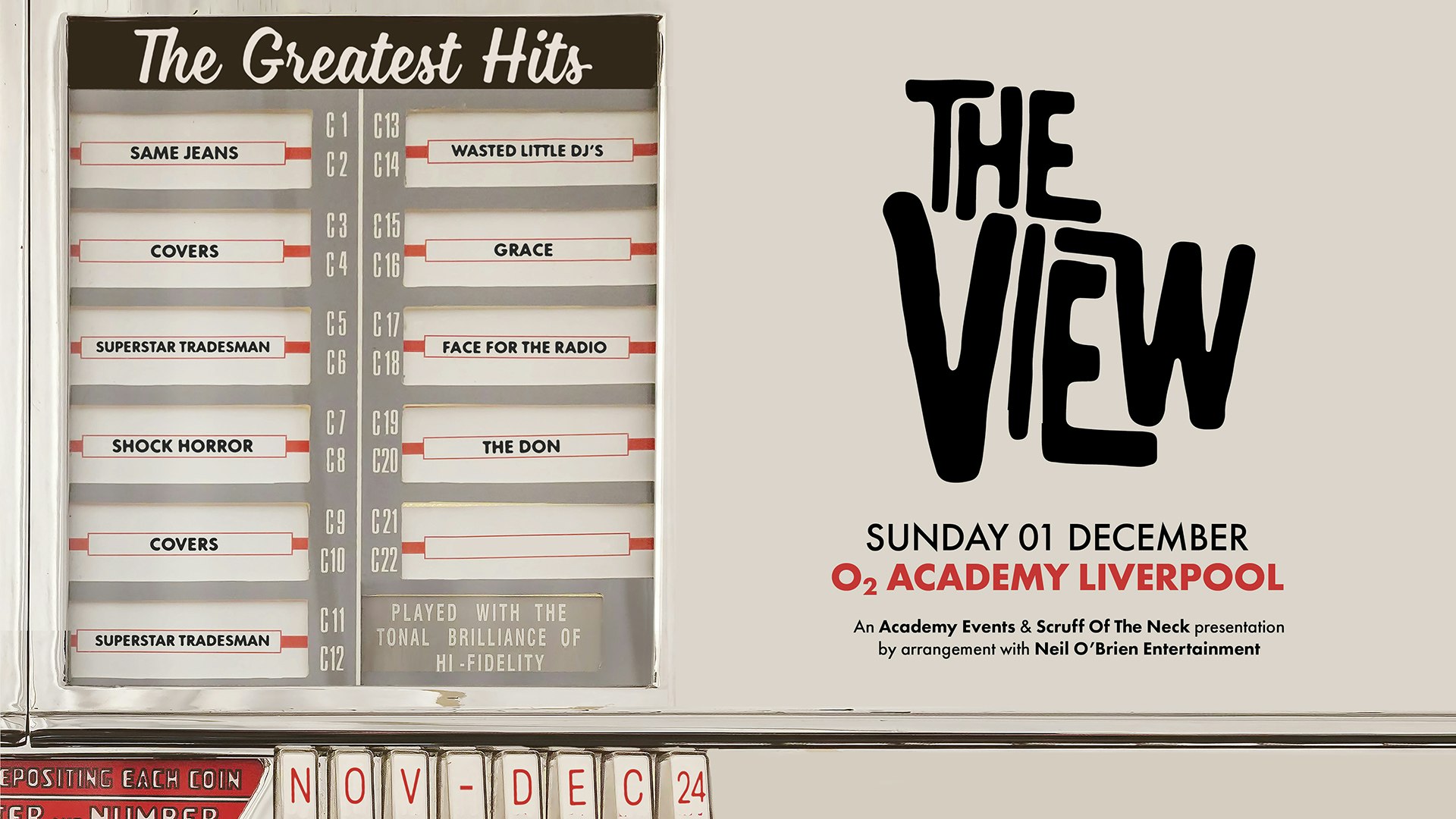 The View | Liverpool, O2 Academy Liverpool