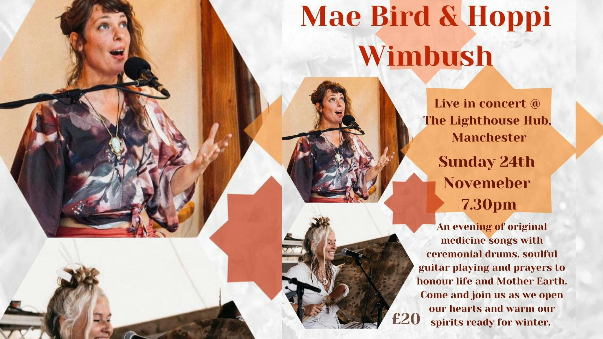 Mae Bird & Hoppi  Medicine Music (Sunday 27th November) @ The Lighthouse Hub, Manchester |