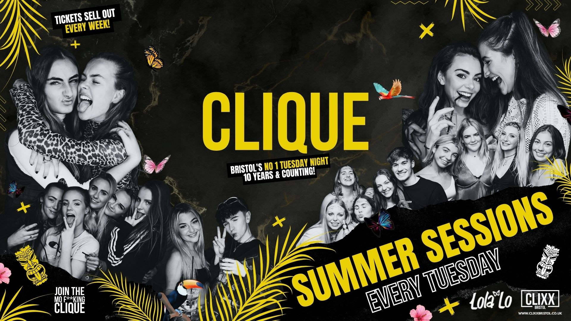 CLIQUE | Summer Sessions 🔥 Join The Mo F**king Clique