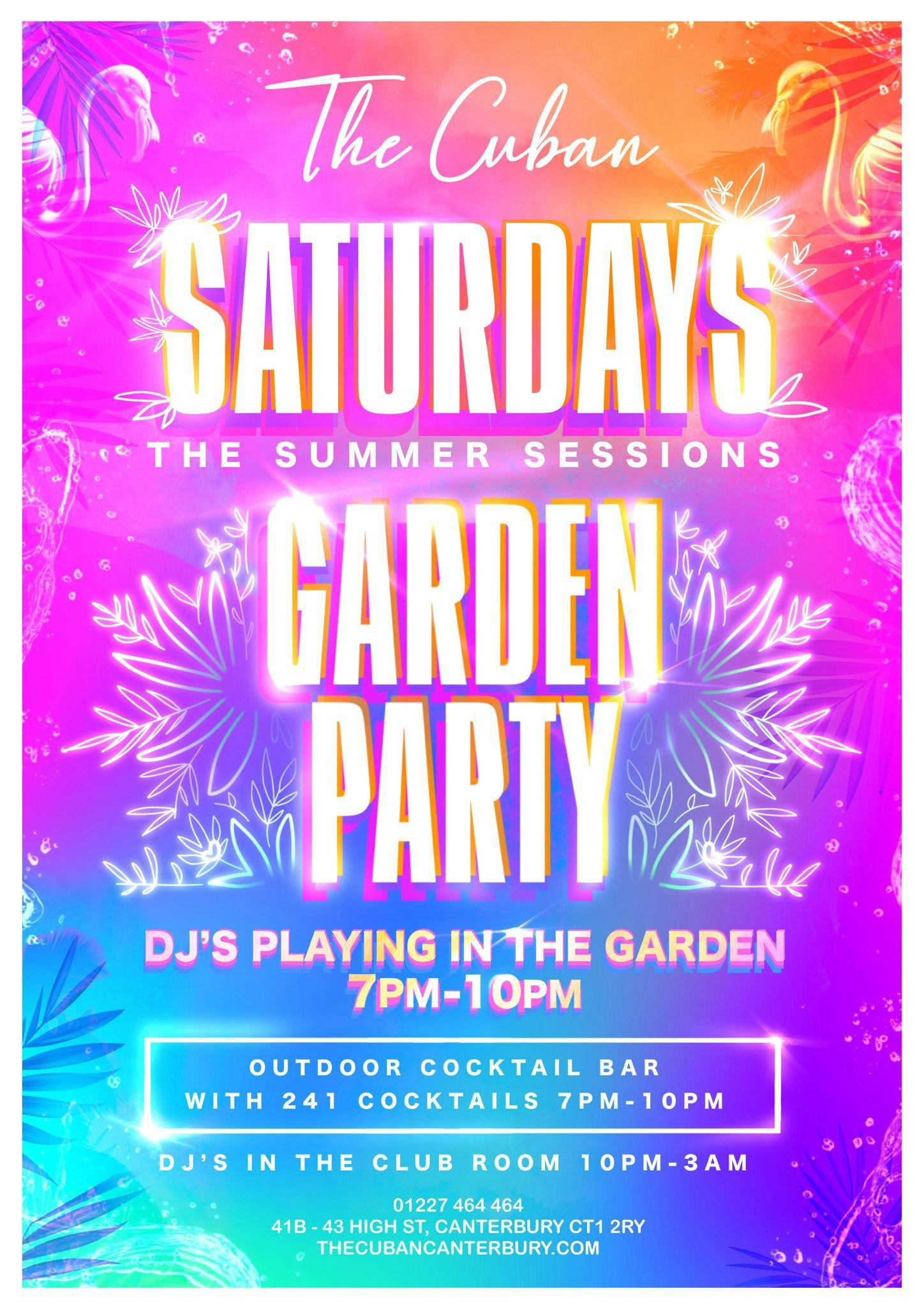 The Summer Sessions @ The Cuban – Garden Party
