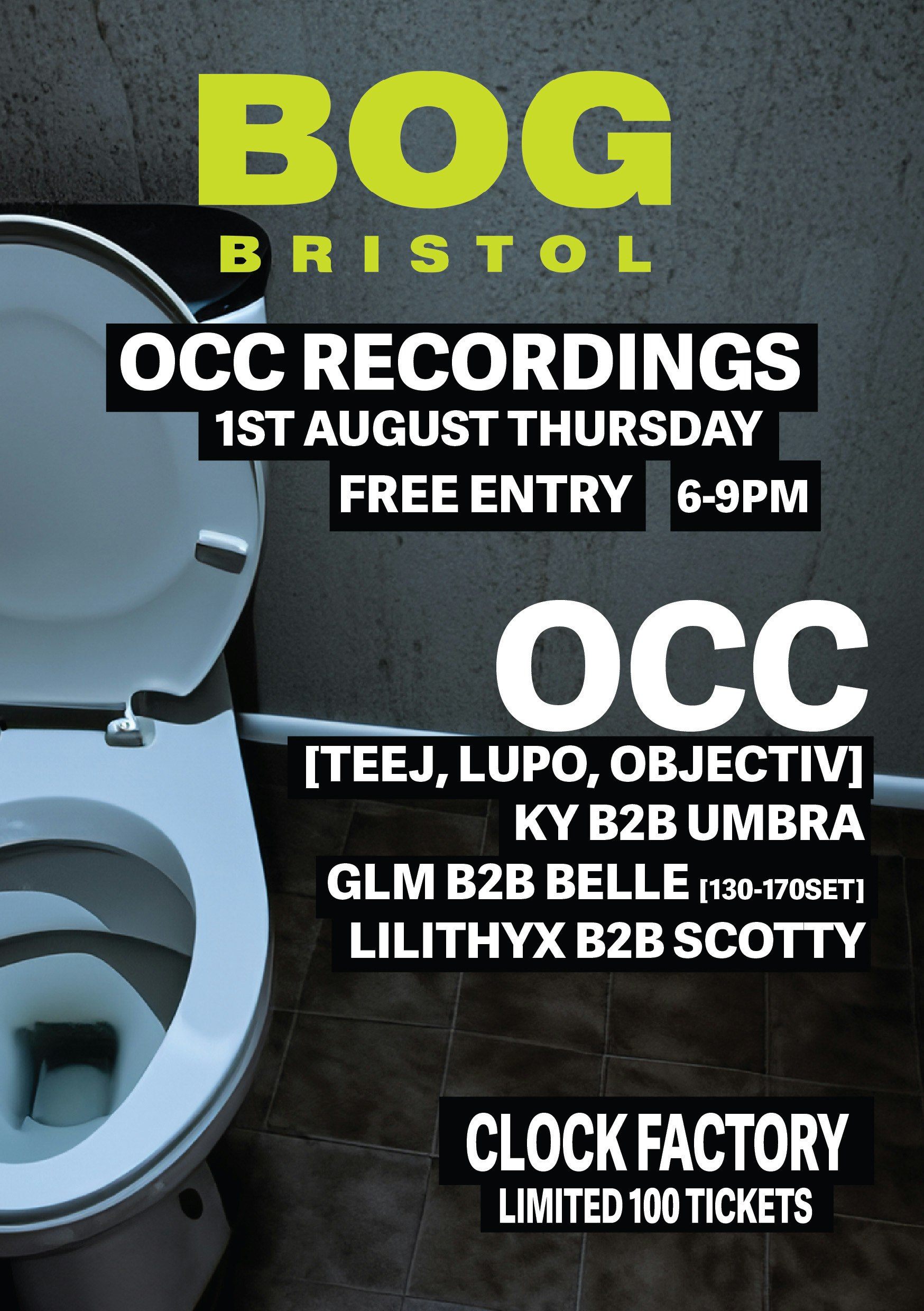 BOG x OCC Recordings