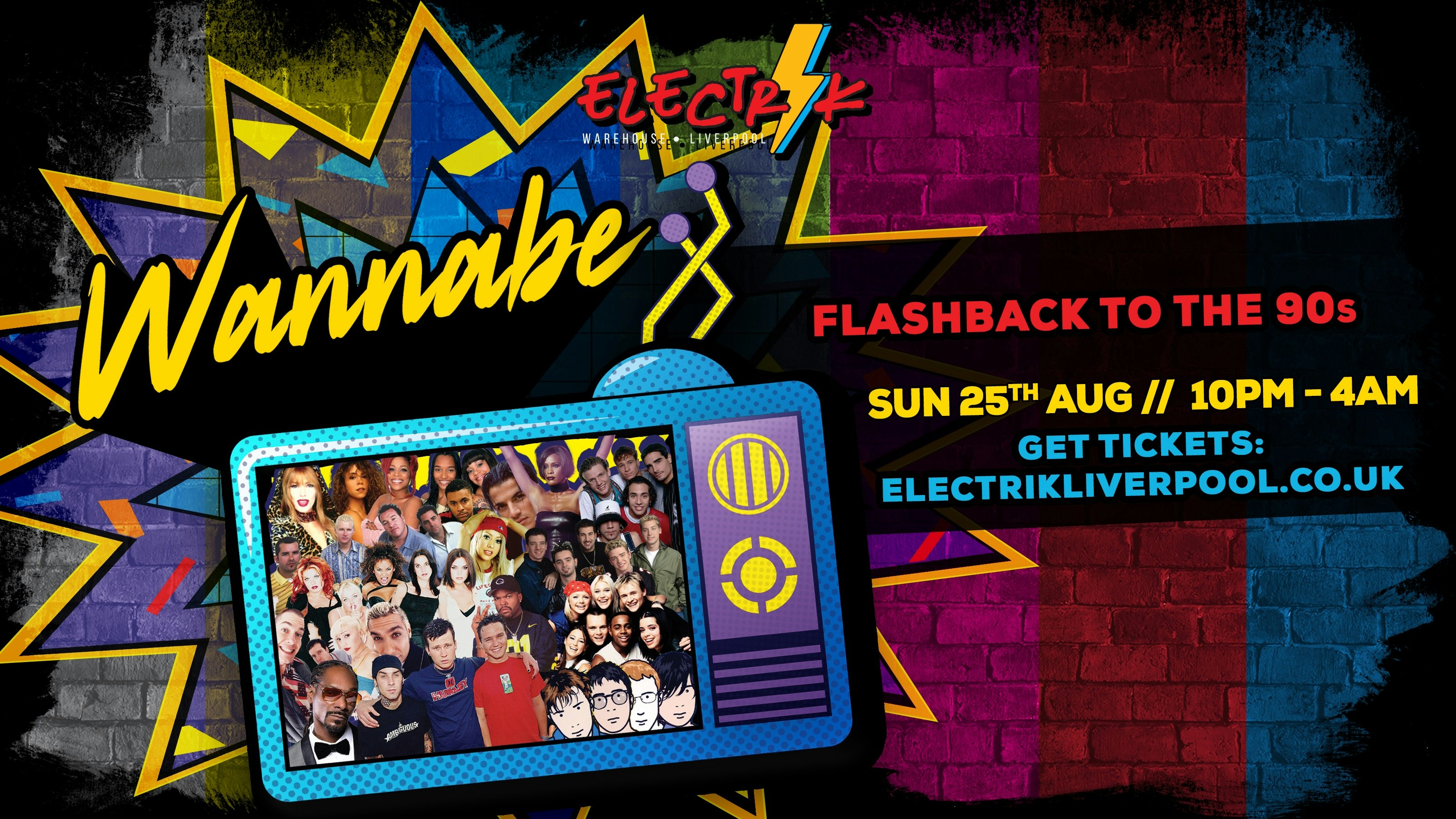 Wannabe 90s Party – Sun 25th Aug