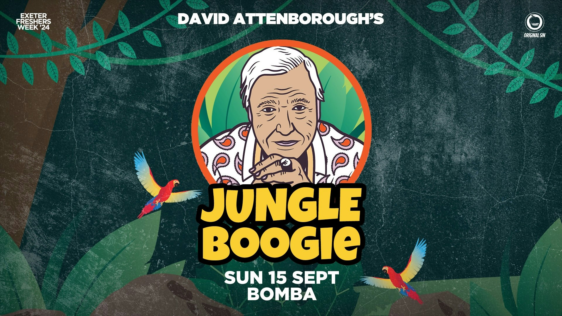 Exeter Freshers Week: David Attenborough’s Jungle Boogie