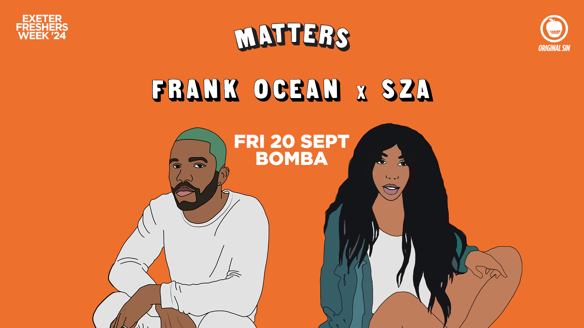 Exeter Freshers Week: Matters – Frank Ocean vs SZA