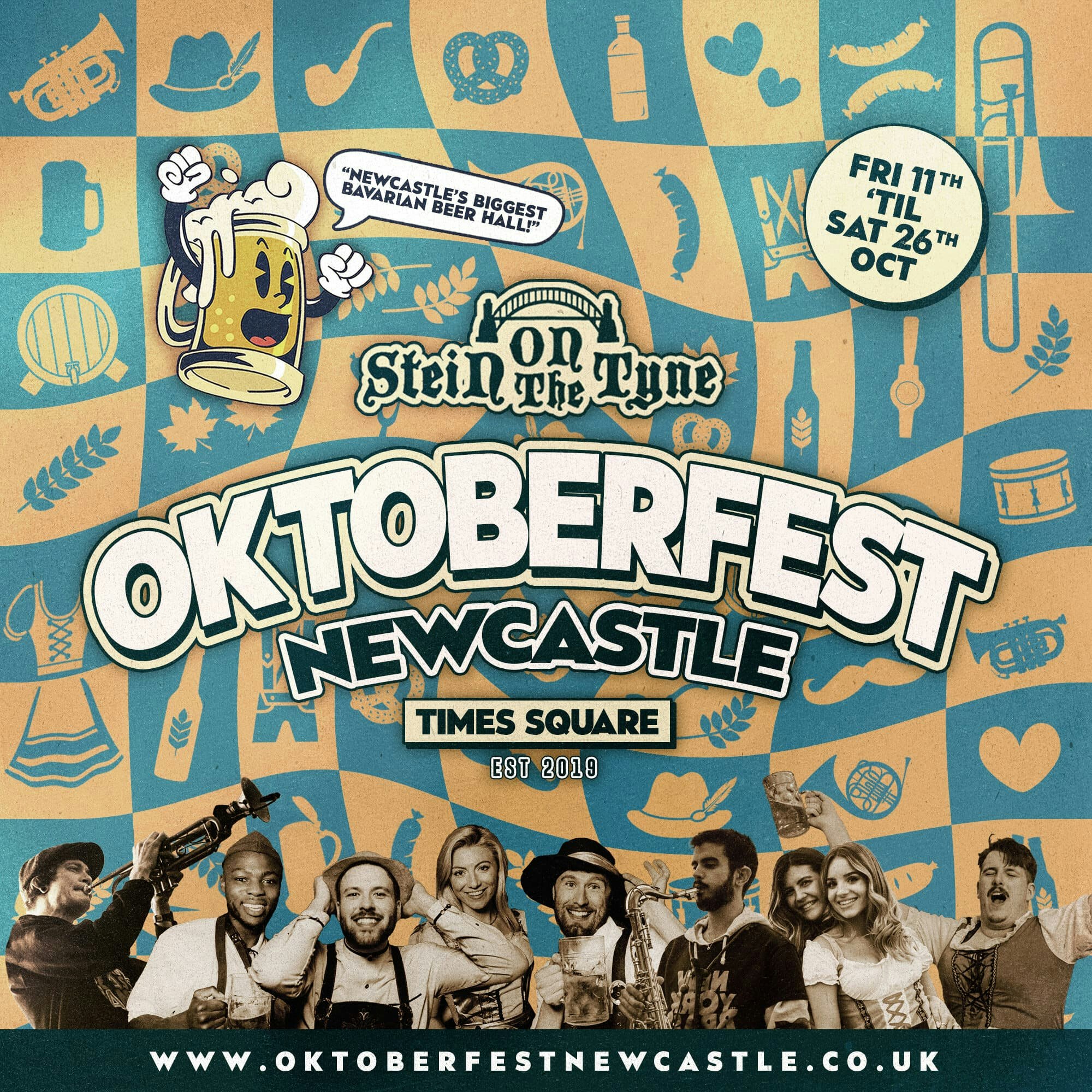 Oktoberfest Newcastle – Friday 11th October 2024 – 6pm Start