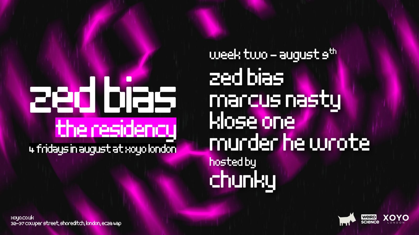 Zed Bias : The Residency (Week 2)