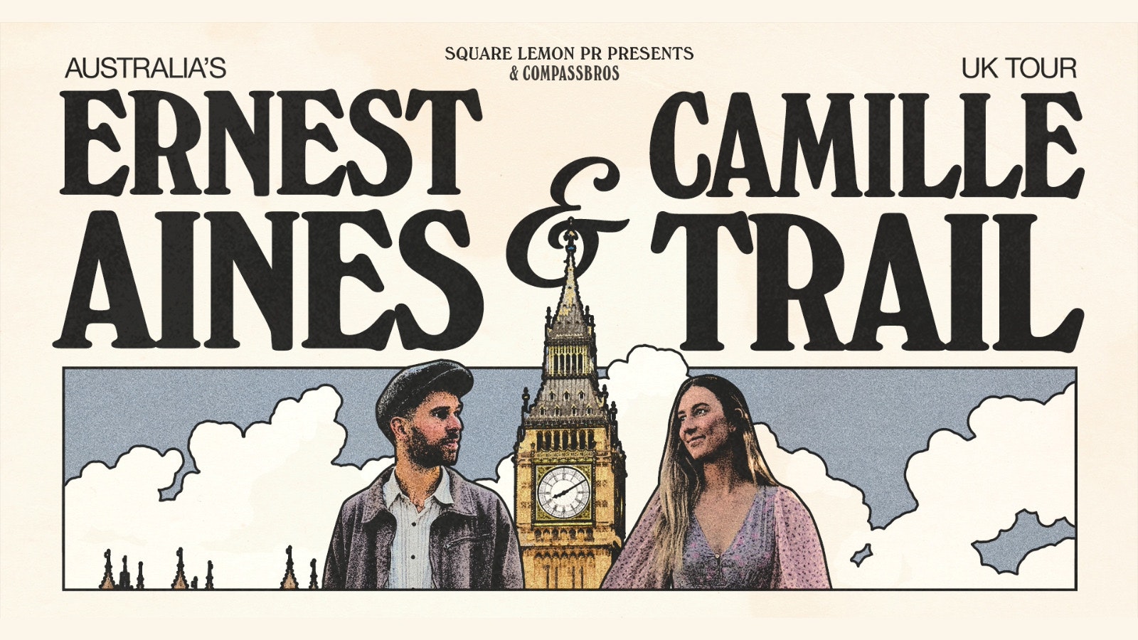 Ernest Aines & Camille Trail Double Bill – UK Tour!