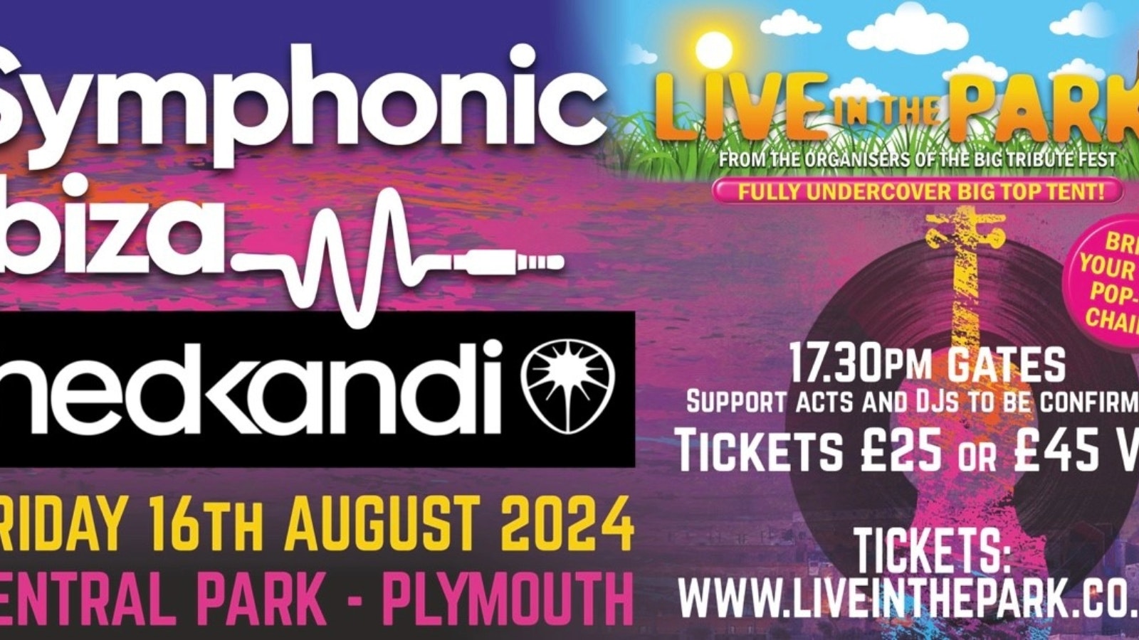 Live in the park presents – SYMPHONIC IBIZA plus support TBA