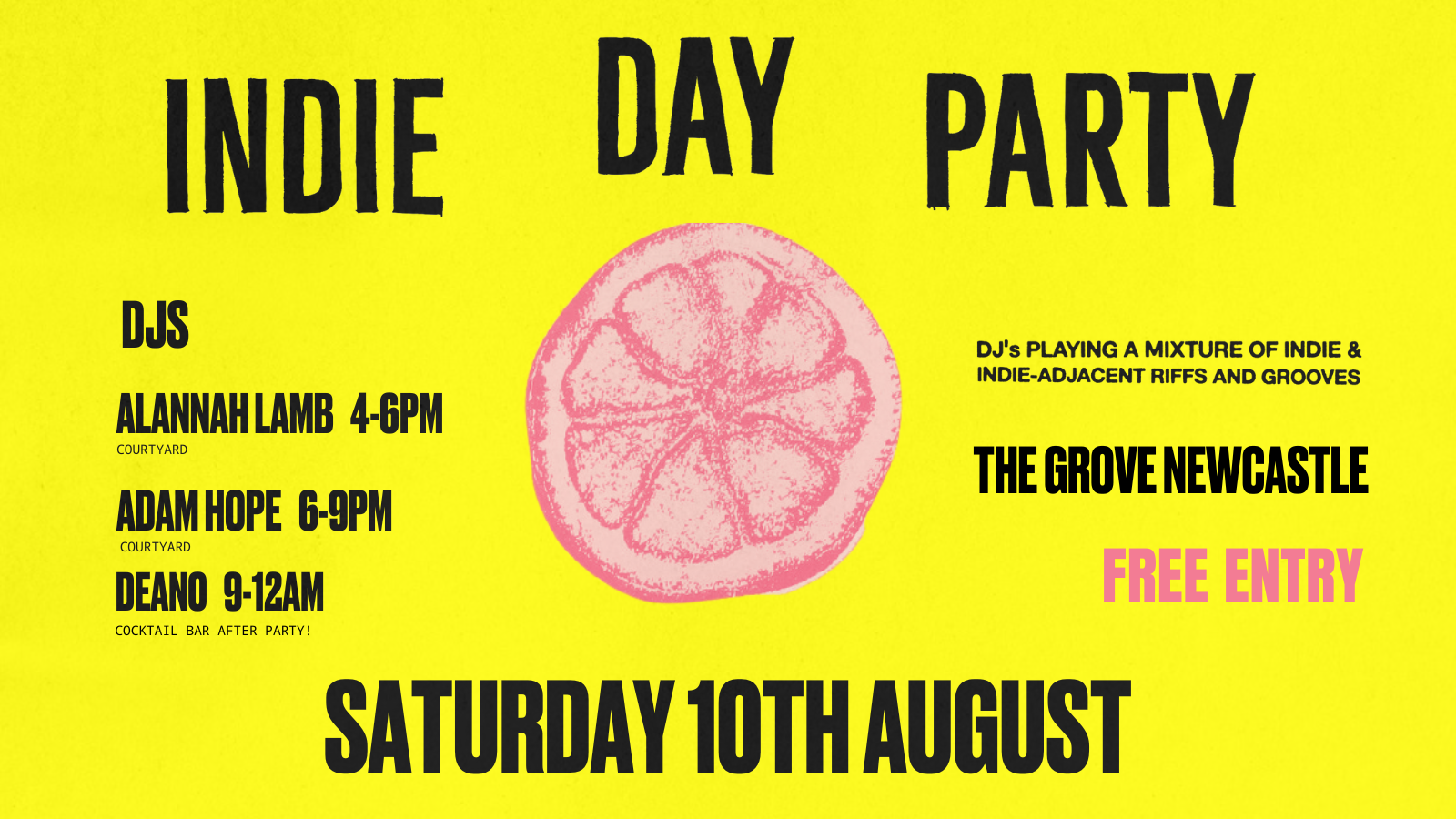 INDIE DAY PARTY | FREE ENTRY!