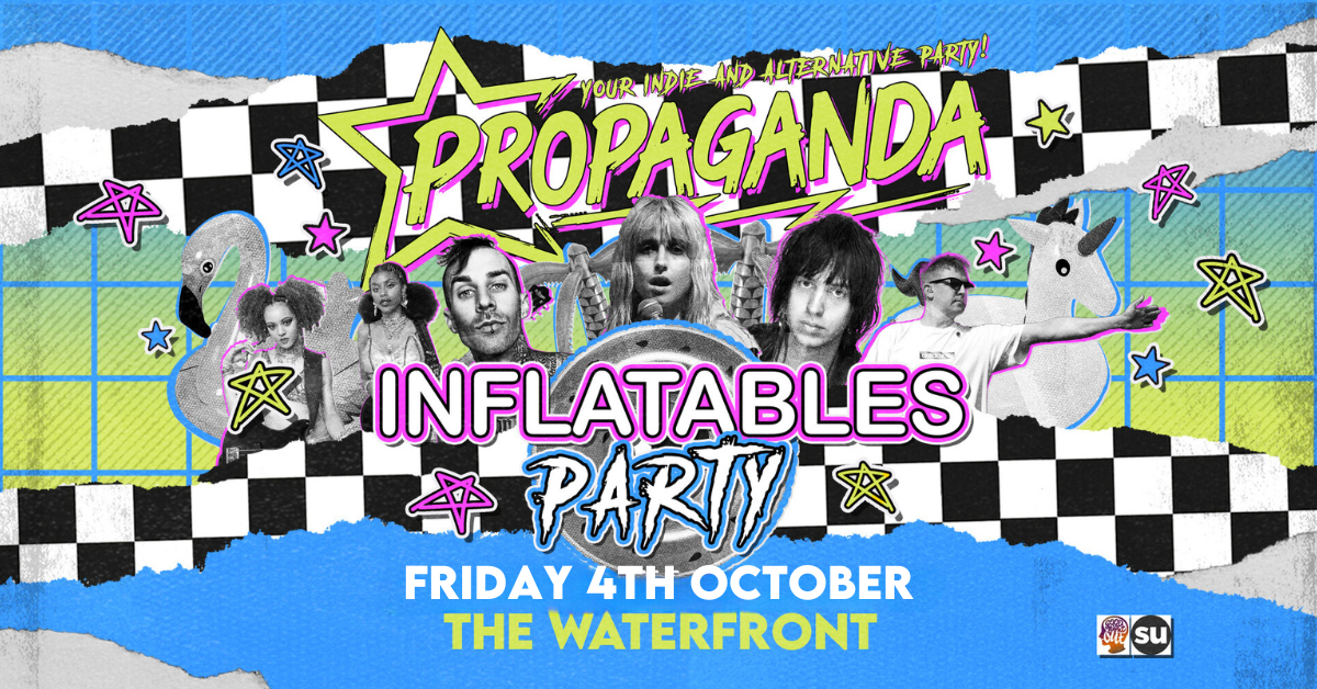 Propaganda Norwich – Inflatables Party! – Your Indie & Alt Party at The Waterfront