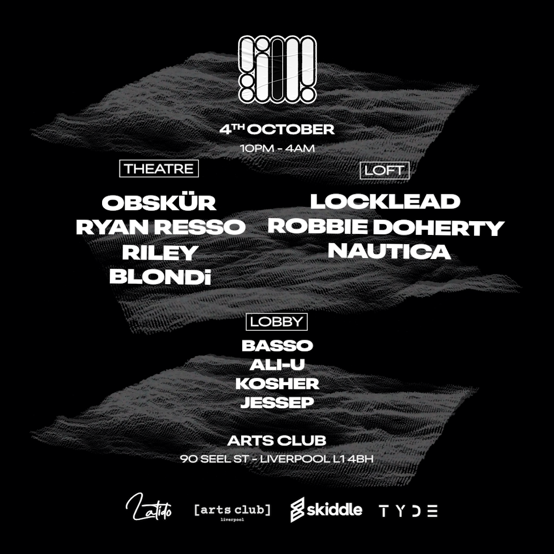 BINARY presents Obskur, Locklead, Robbie Doherty, Riley & more