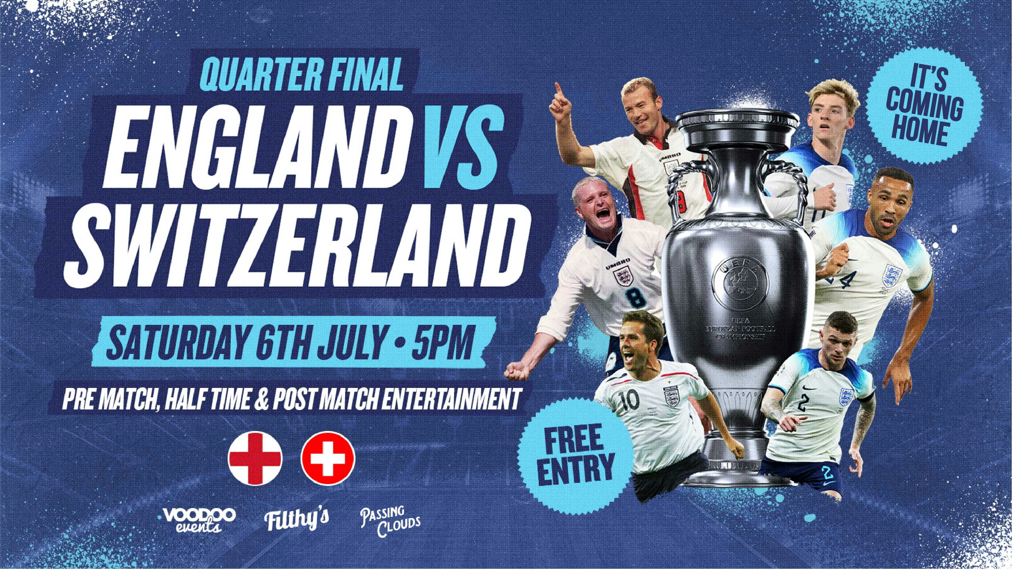 IT’S COMING HOME! – England Vs Netherlands LIVE @ Filthys! 🏴󠁧󠁢󠁥󠁮󠁧󠁿