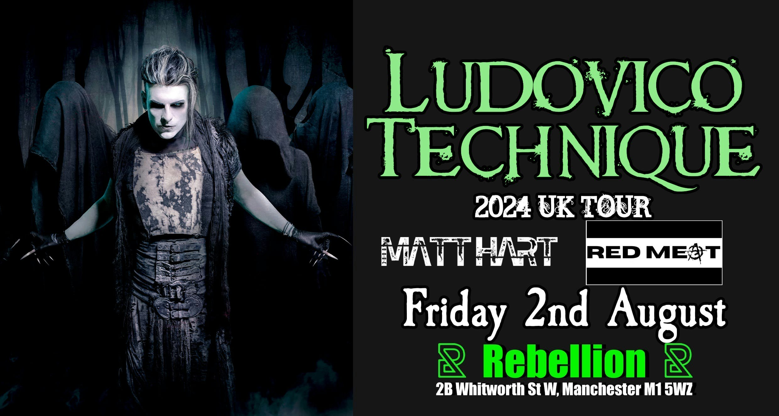 LUDOVICO TECHNIQUE 2024 UK TOUR  + Matt Hart & Red Meat