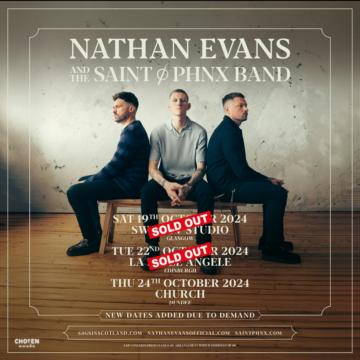 Nathan Evans & The Saint PHNX Band Live