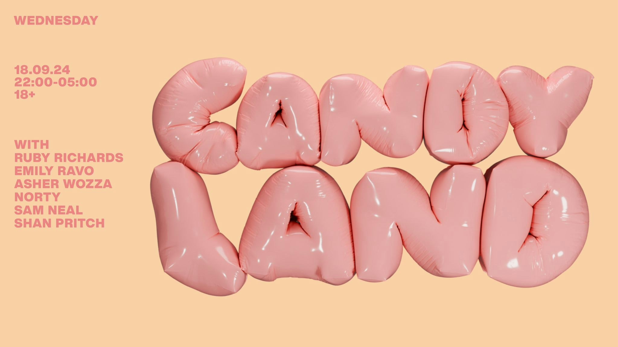 Candy Land – All Female Line Up