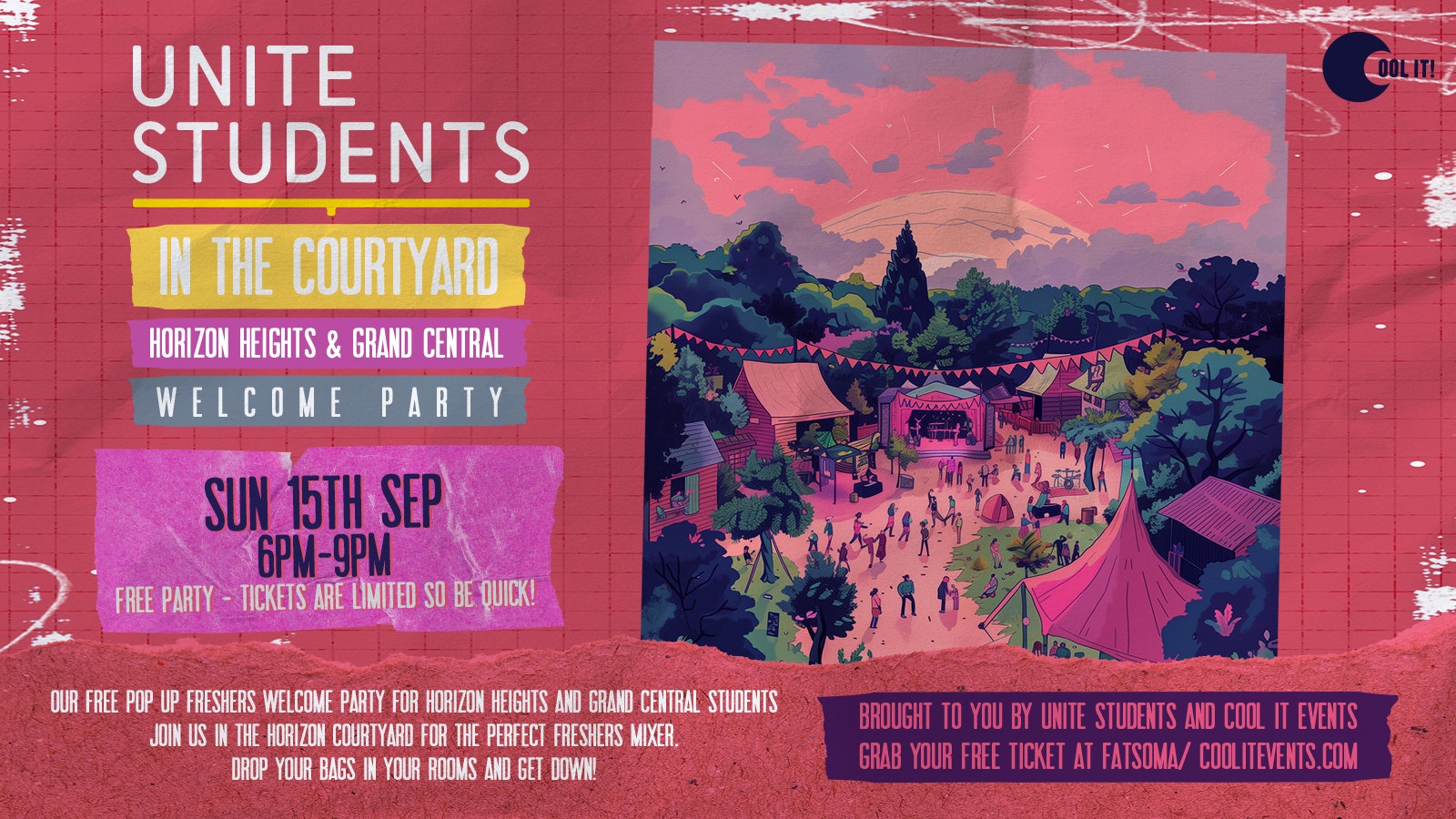 ☀️ UNITE IN THE COURTYARD ☀️: FREE PARTY : Horizon Heights & Grand Central