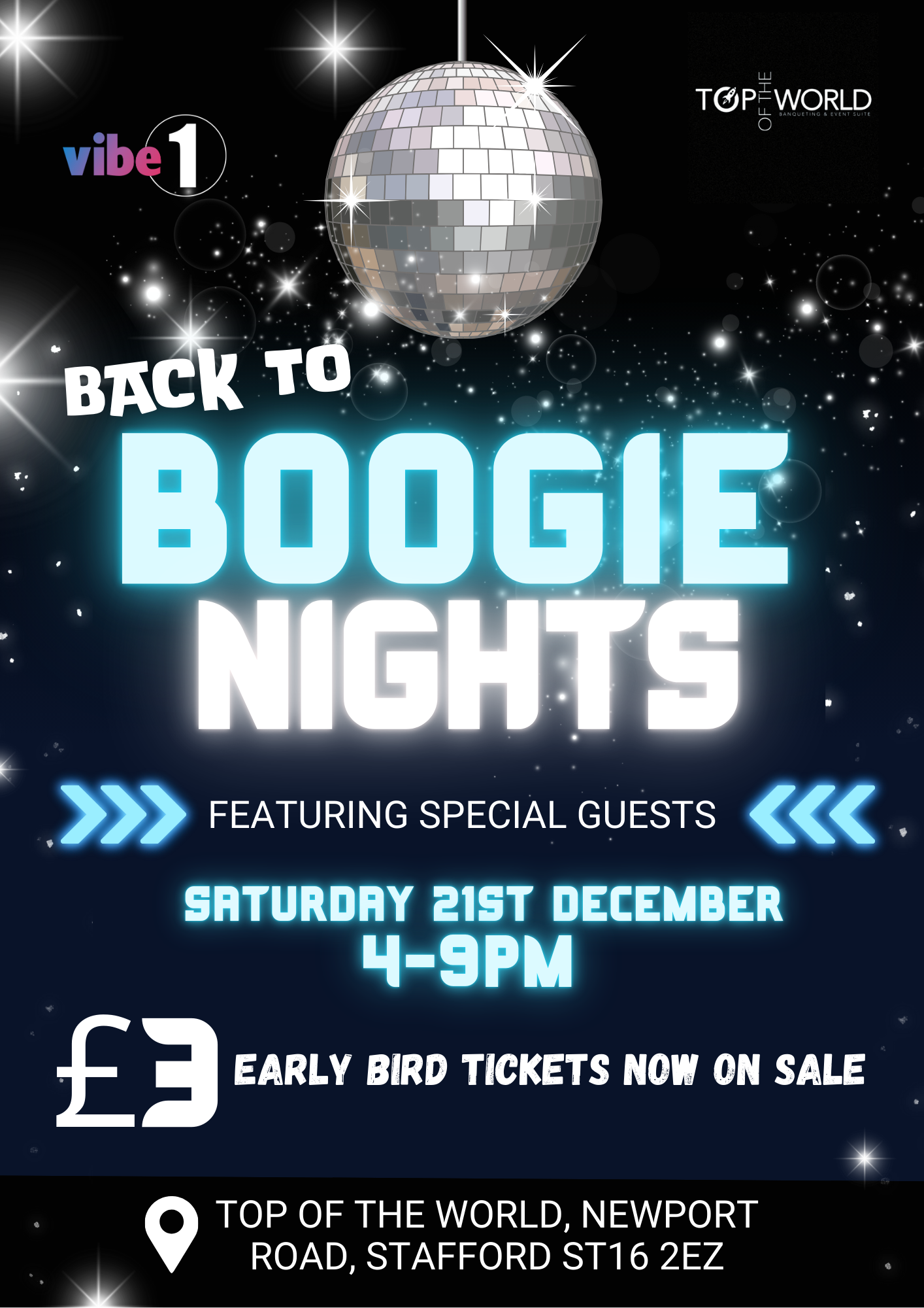 Back to Boogie Nights – Over 30s event