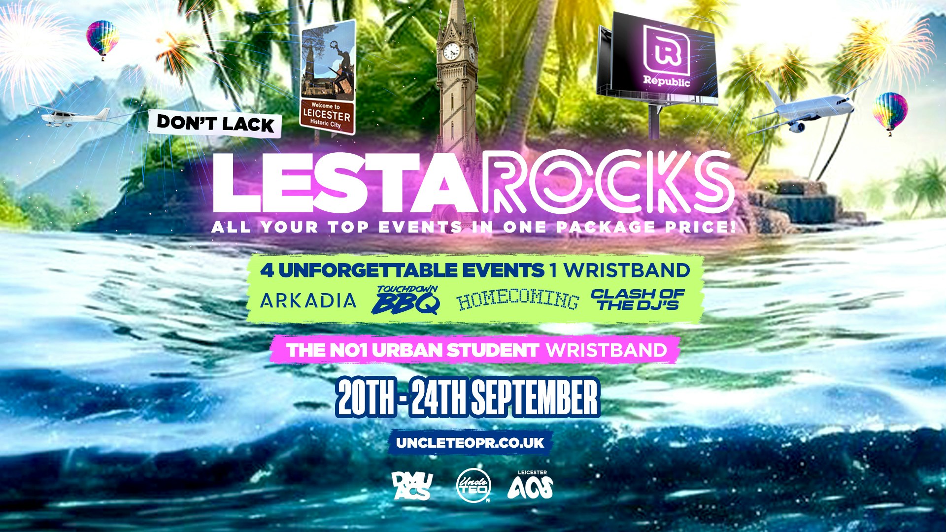 LESTA ROCKS : 4 EVENTS 1 WRISTBAND