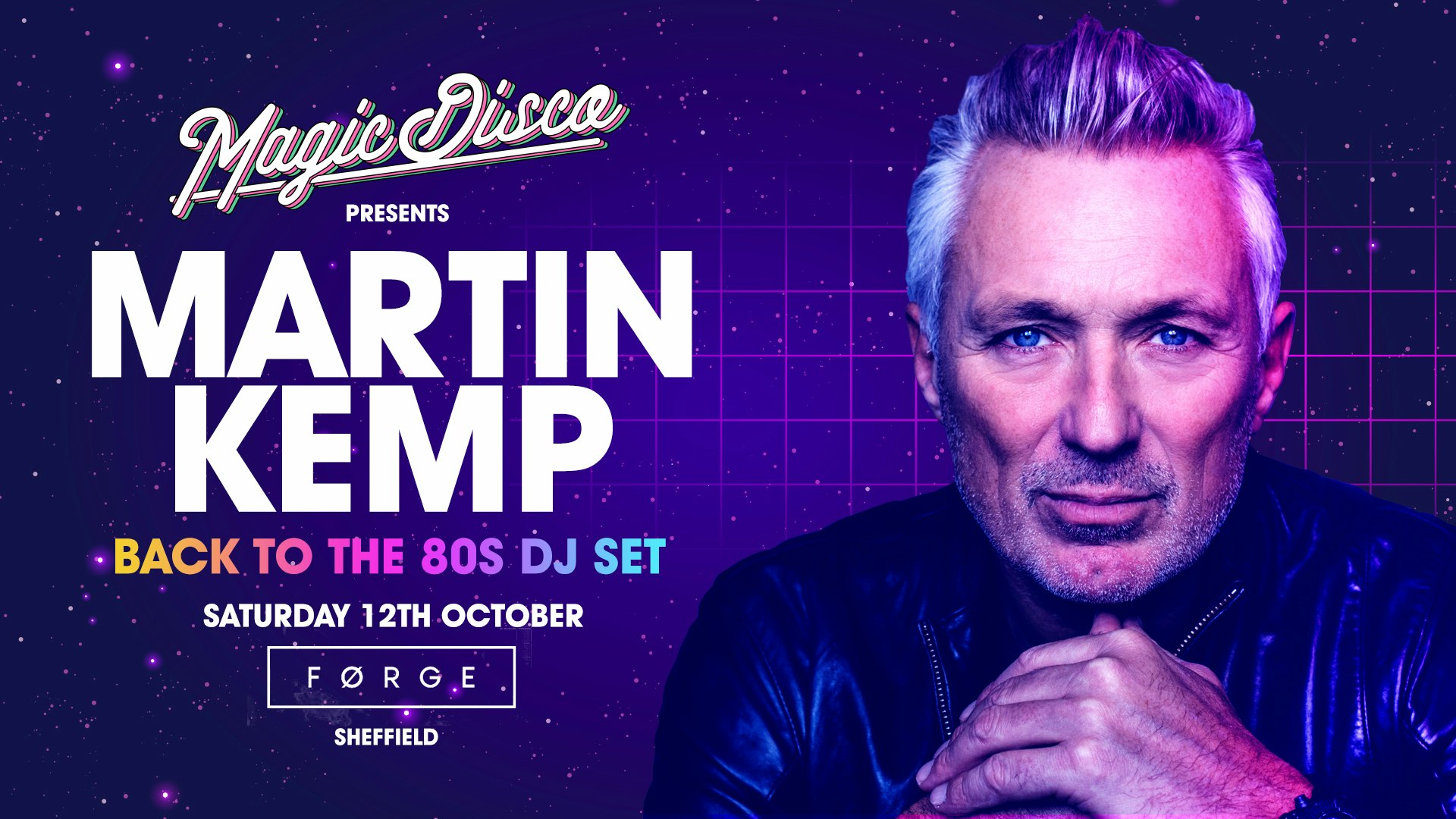 Martin Kemp – The Ultimate 80s DJ Set – Sheffield