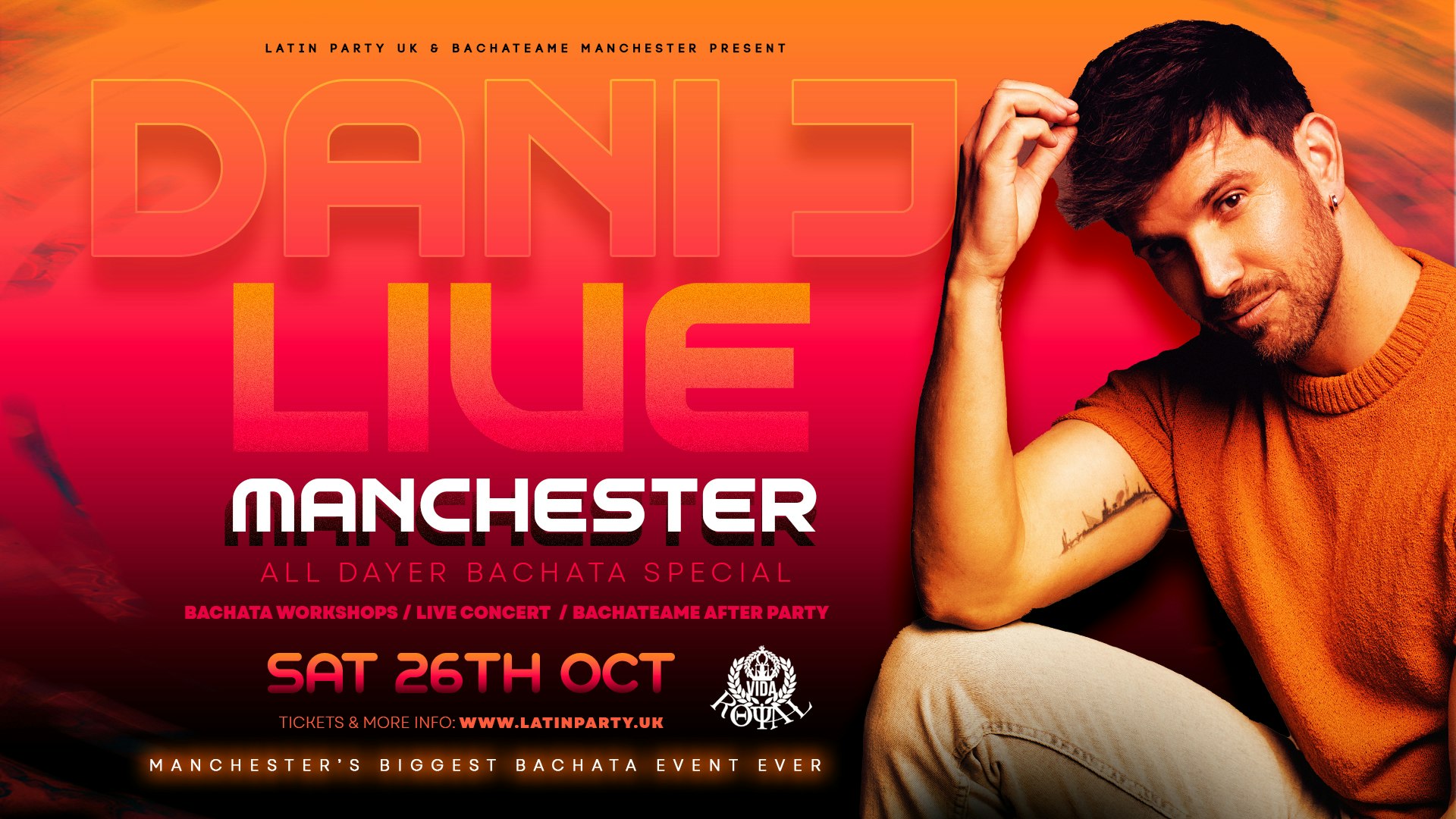 Dani J Manchester: Bachata All-Dayer | Saturday 26th October