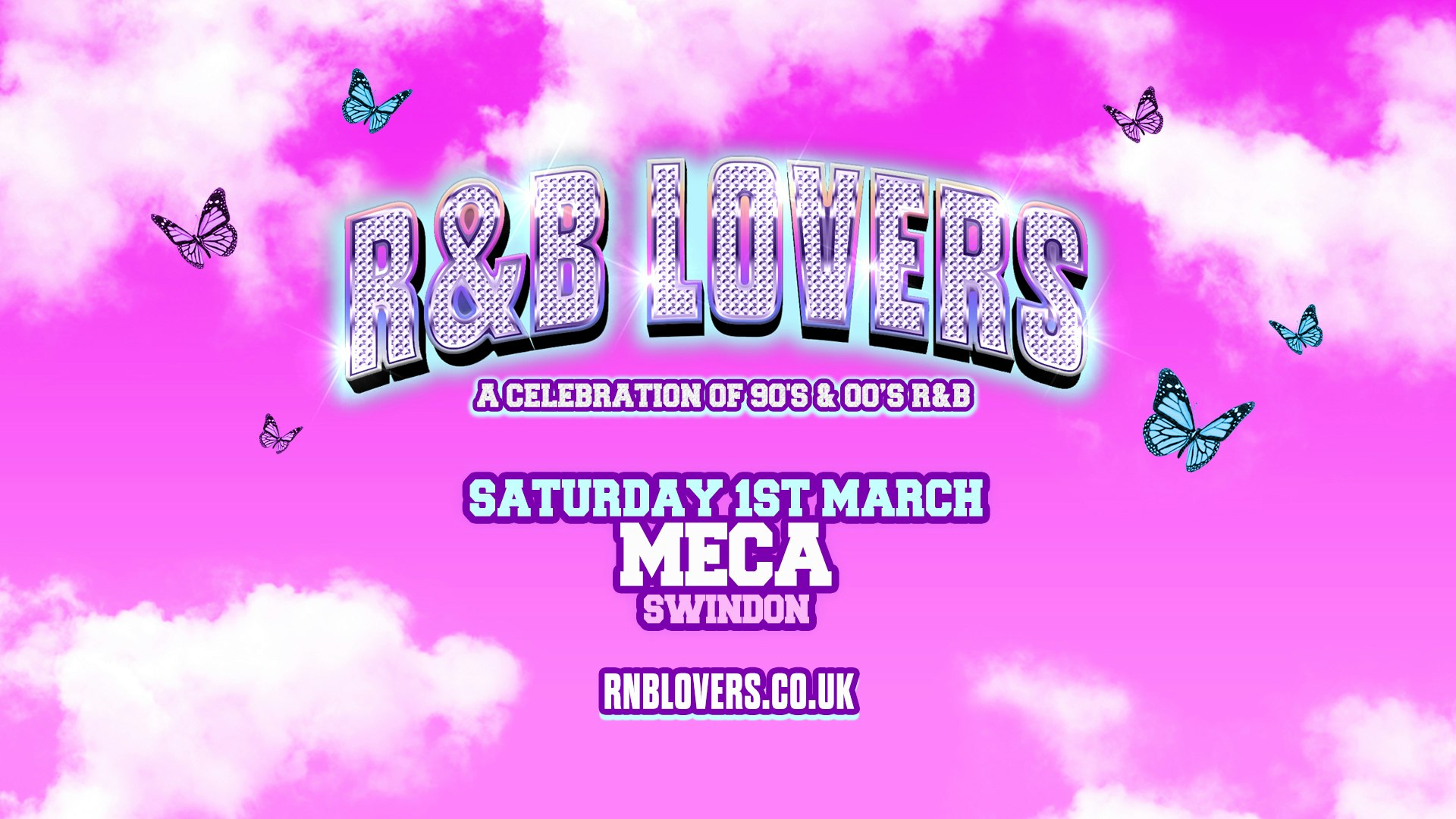 R&B Lovers – Saturday 1st March – Meca Swindon [FINAL 50 TICKETS]