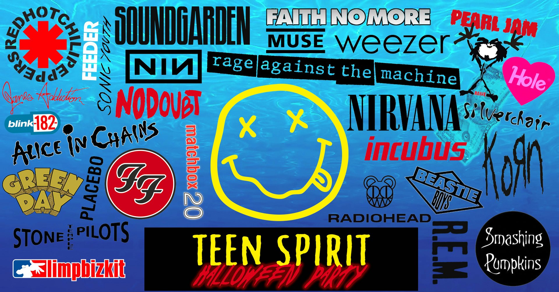 Teen Spirit Halloween Party – 90s Rock Night (Manchester)