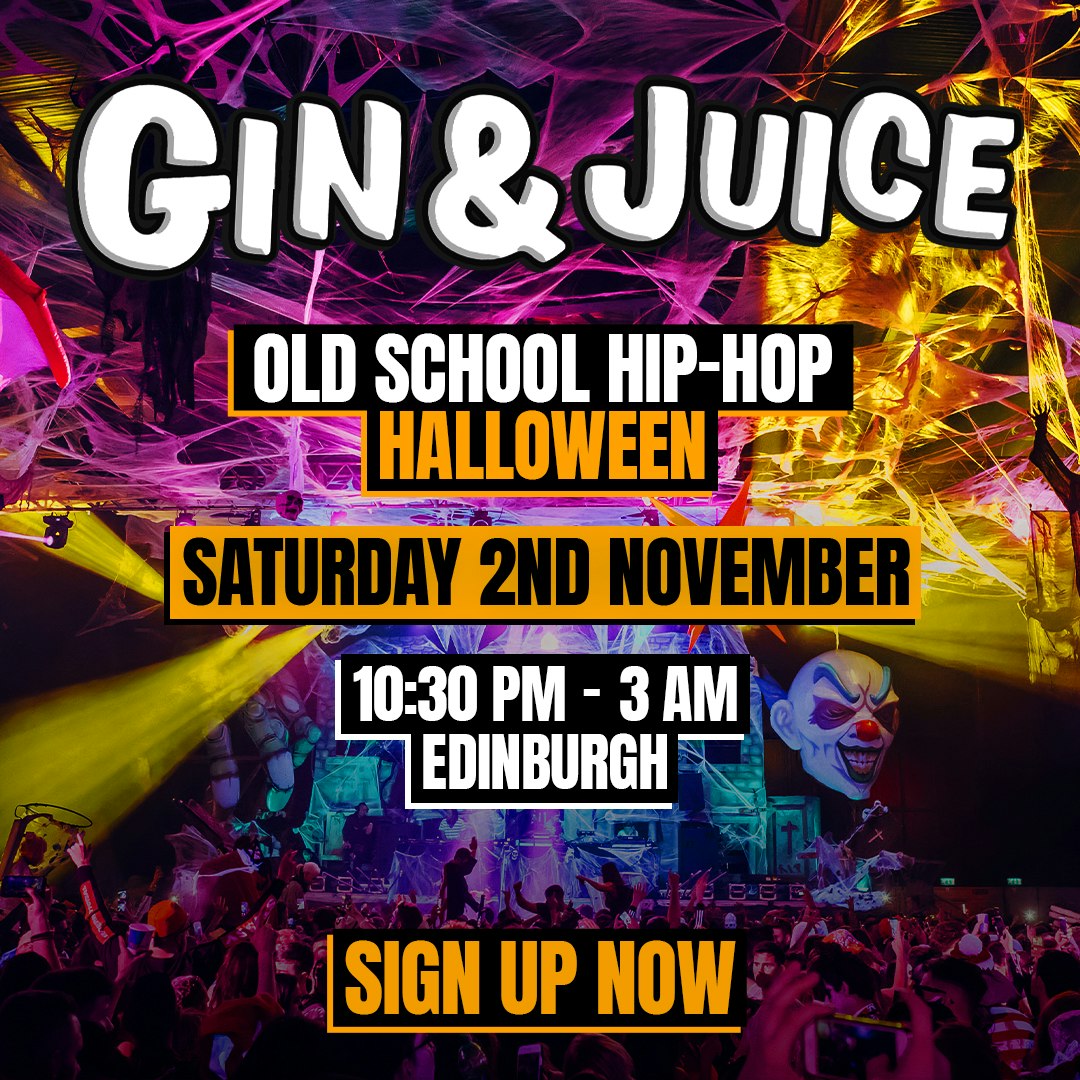 Old School Hip-Hop Halloween – Edinburgh 2024