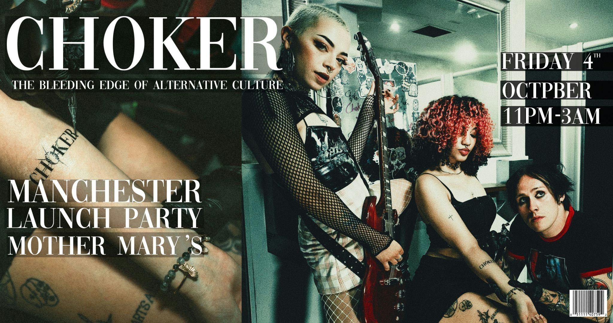 CHOKER – MANCHESTER LAUNCH PARTY!