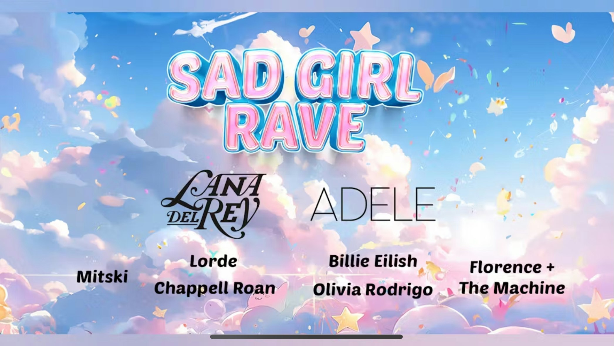 Sad Girl Rave Club Night