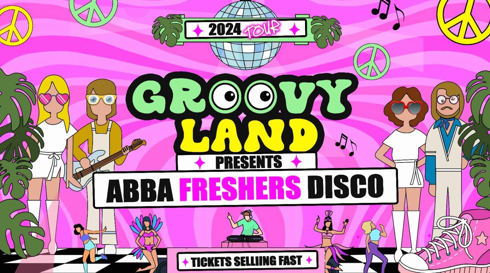 GROOVYLAND 🪩 MANCHESTER – THE SALFORD ROUTE 🪩 🎉 ☮️ THE ULTIMATE FUNKY FRESHERS DISCO ☮️ ✌️ 2024