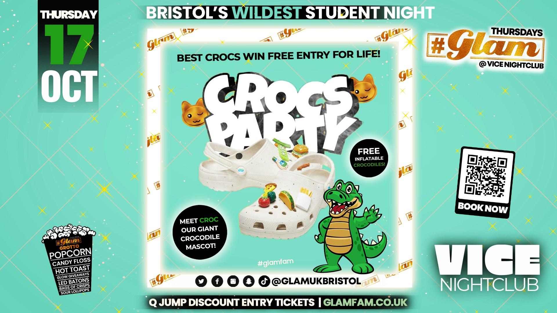 Glam Bristol | 🐊 GLAM CROC PARTY! 🐊