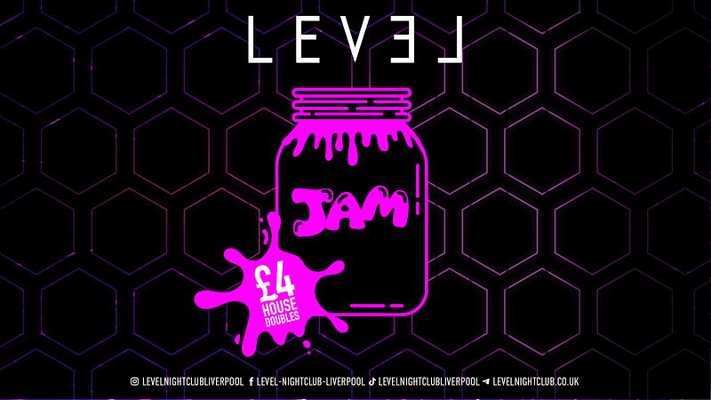 JAM FRIDAYS – FRESHERS WEEK – £4 DOUBLES