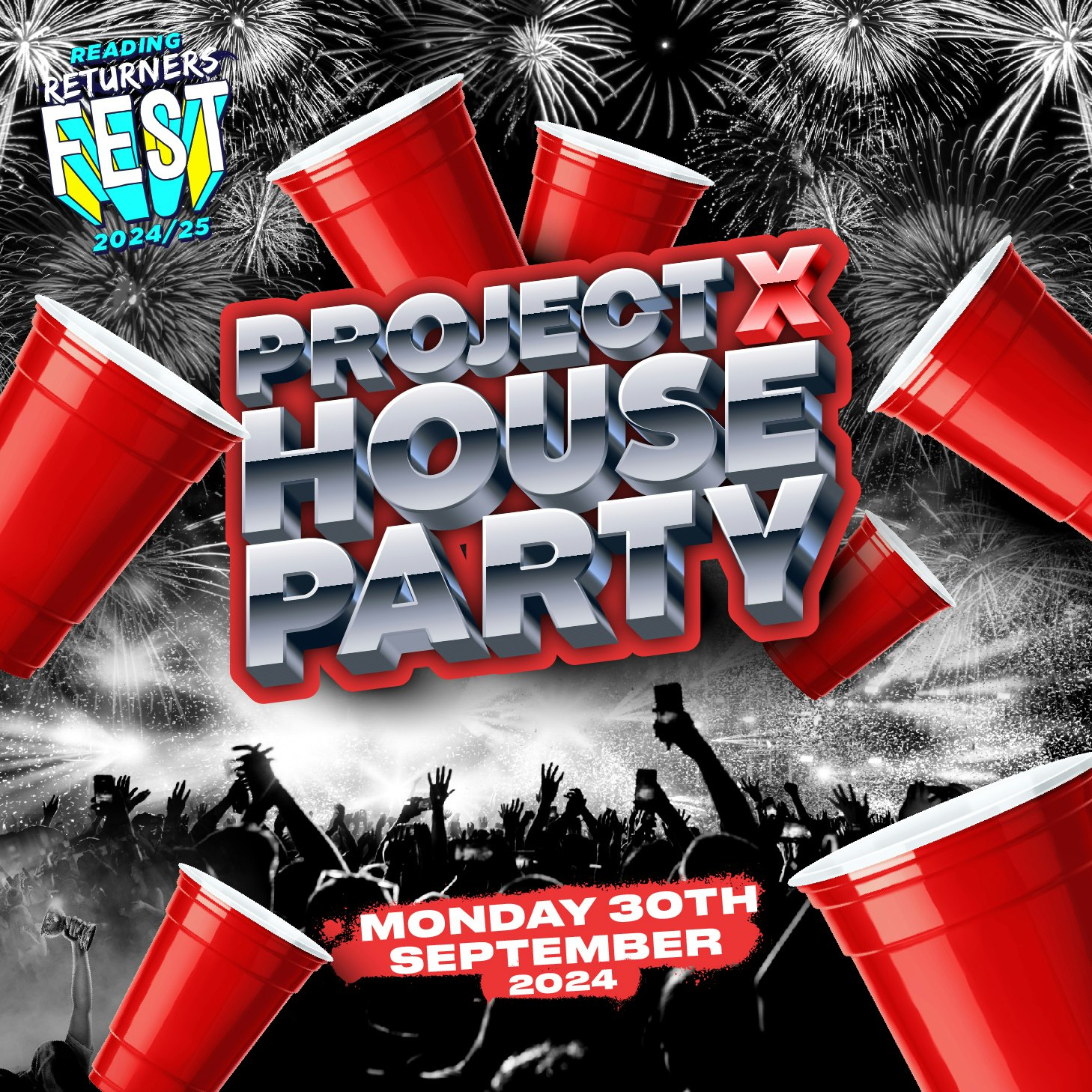 Project X House Party @ GUN STREET GARDEN – Monday 30th September