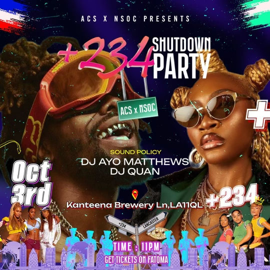 ACS x NSOC +234 SHUTDOWN PARTY